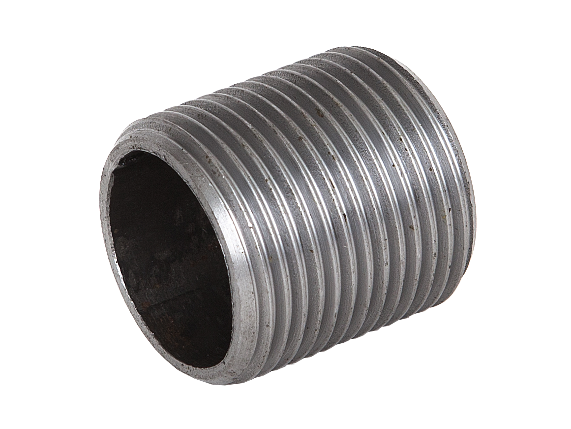 Rohrnippel Nr.22 R 3/8“ * 22 mm ** schwarz **