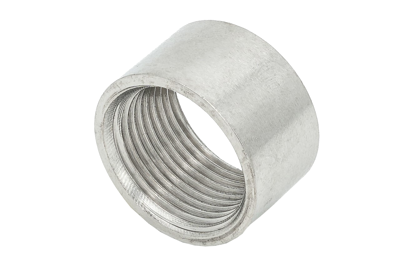 Muffen halbe Länge 1.4408 11/2"