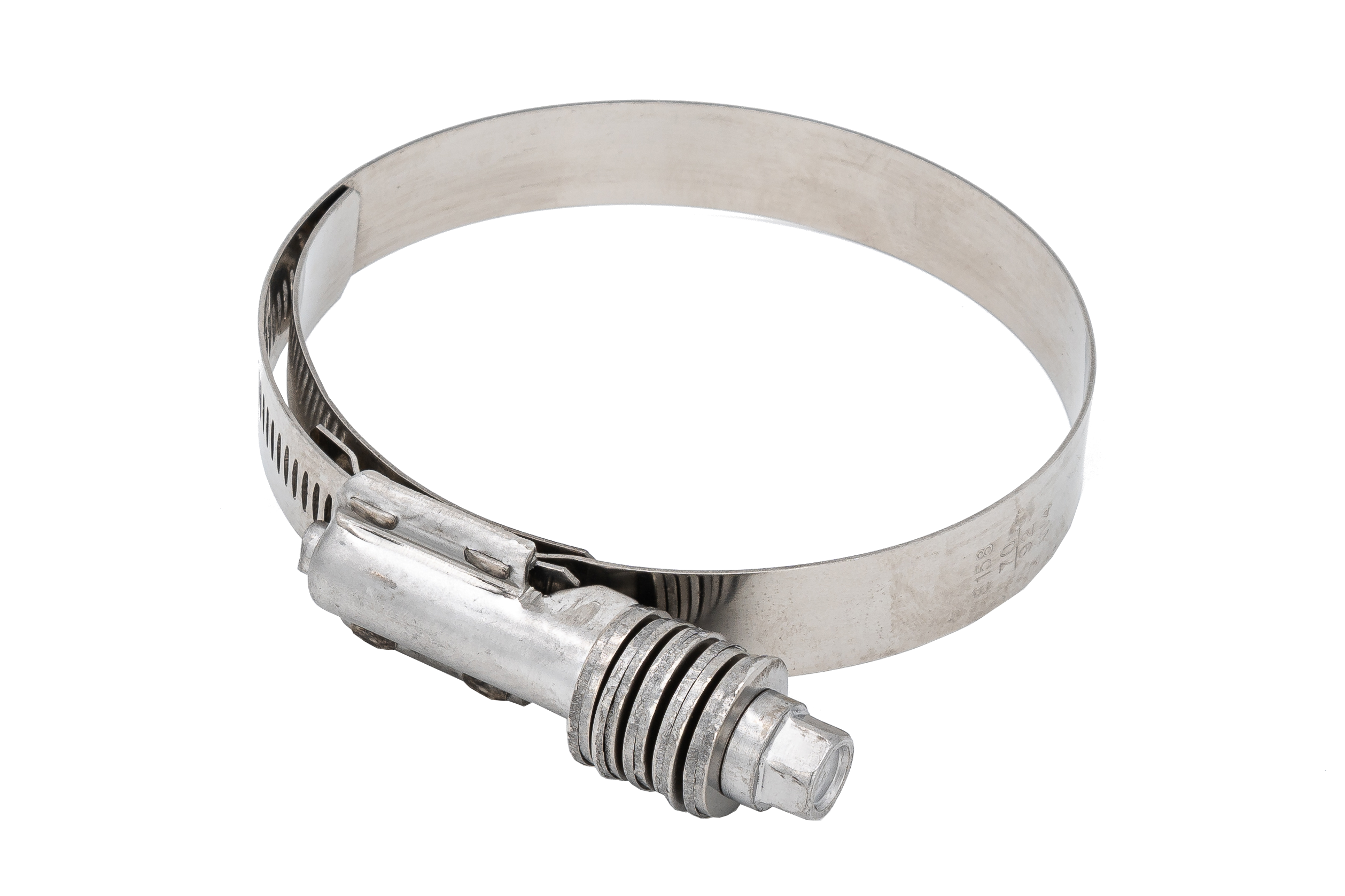 Schlauchschellen mit konstantem Drehmoment Spannbereich: 95 - 118 mm, Bandbreite: 15,8 mm,