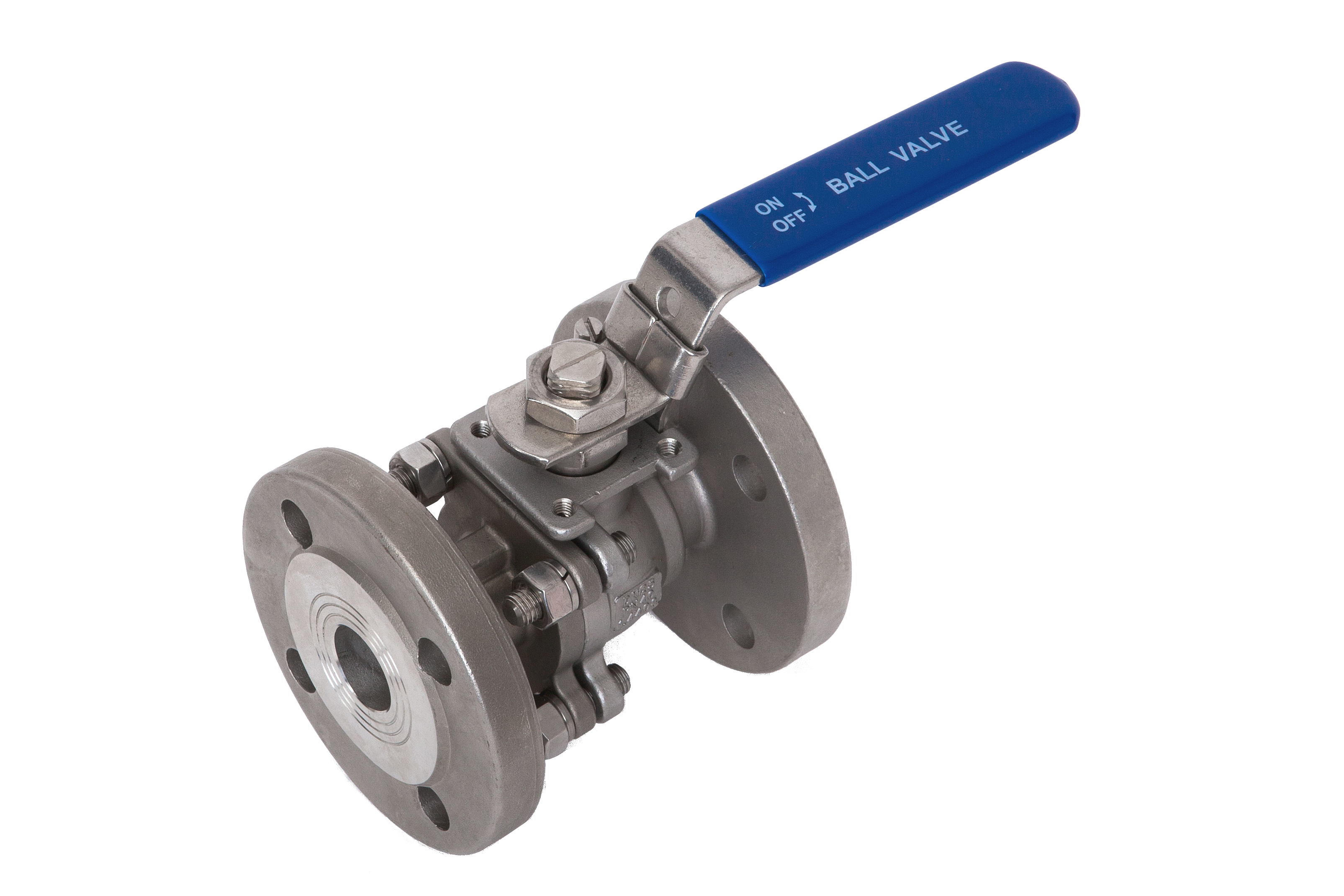 Flansch Kugelhahn 2-teilig 1.4408 PN 16 F4 1 1/2"
