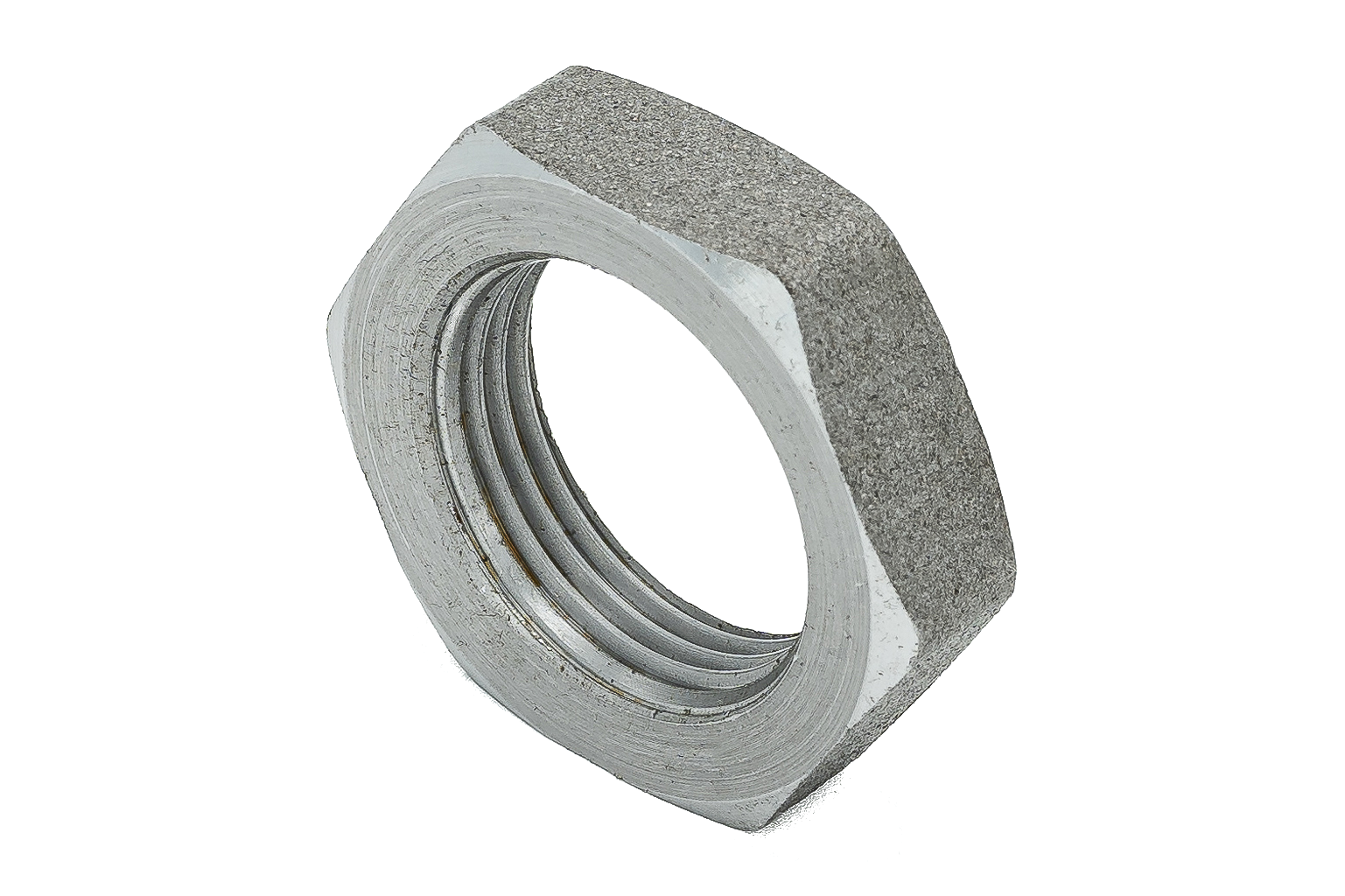 Gegenmutter EN 10241 Rp 1/2", Stahl ** schwarz **