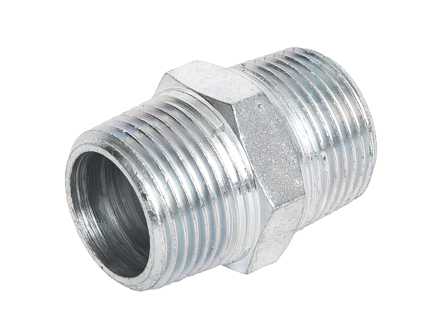 6kt. Doppelnippel EN 10241 R 3/4", Stahl ** verzinkt **