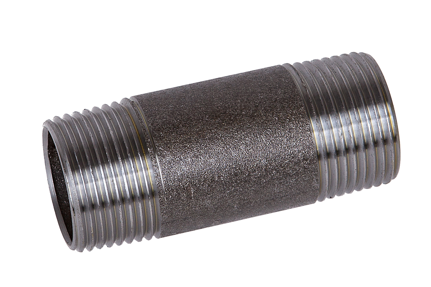 Rohrdoppelnippel Nr.23 R 1 1/4“ * 80 mm ** schwarz **